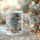 Search for vintage snow scene mugs Merry christmas