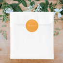 Search for orange wedding stickers Names