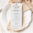 Search for blush pink wedding menus Elegant
