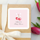 Search for vintage baby shower girl stickers Coquette