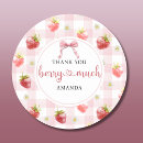 Search for sweet strawberry stickers Gingham