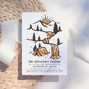 Search for adventure baby boy shower invitations Camping