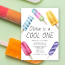 Search for watercolor ice cream birthday invitations Gender neutral