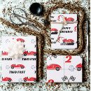 Search for 2nd birthday wrapping paper Two fast