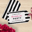 Search for bachelorette gift tags Black and white