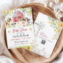 Recherche de farm baby shower invitations Neutre