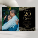 Search for 20th anniversary invitations Cheers to 20 years