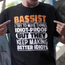 Recherche de bassiste drôle tshirts Guitariste