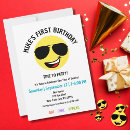 Search for happy face birthday invitations Cute