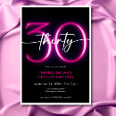 Search for neon pink invitations Typography