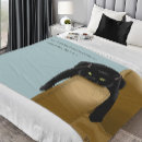 Search for black cat and blankets Cute