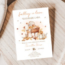 Search for love baby shower invitations Fall