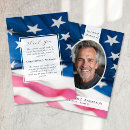 Search for military funeral cards Veteran