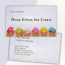 Recherche de scoops cartes visite Dessert
