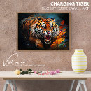 Search for tiger wall posters Watercolor