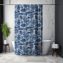 Search for blue willow shower curtains Retro