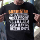 Search for barrister tshirts Advocate