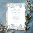Recherche de something blue invitations Vintage