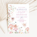 Search for wildflowers birthday invitations Whimsical