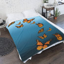 Search for monarch butterfly blankets Blue