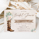 Search for western boots bridal shower invitations Rustic