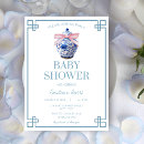 Search for asian baby shower invitations Chinoiserie