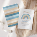 Recherche de boho rainbow baby shower invitations Bleu