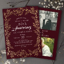 Search for red and gold invitations Floral