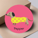 Search for funny dachshund stickers Doxie