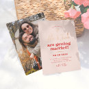 Recherche de années 70 mariage invitations Typographie