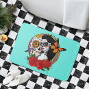 Search for sugar skull bath mats Dia de los muertos