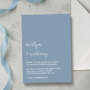 Search for dusty blue rehearsal dinner invitations Typography