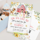 Search for oink baa moo invitations Barnyard