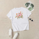 Search for watercolor flowers tshirts Wildflower