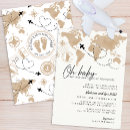 Search for map baby shower invitations Watercolor