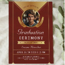 Recherche de ceremony graduation invitations Rouge