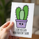 Search for cactus valentines day cards Kawaii