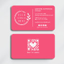 Recherche de fuchsia mini cartes visite Code qr