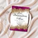 Search for fuchsia quinceanera invitations Mexican spanish latina