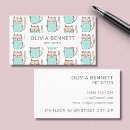 Search for cat sitter business cards Animal