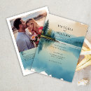 Search for nature inspired wedding invitations Beach