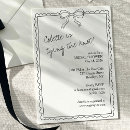 Search for classic elegant bridal shower invitations Chic