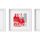 Search for fire truck nursery art Kids