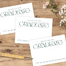 Search for graduation enclosure cards Graduate