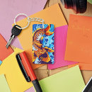 Search for orange fish keychains Blue