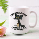 Search for caffeine cat mugs Funny