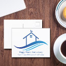 Recherche de vague bleue vœux cartes Moderne