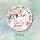 Search for stylish baby shower stickers Baby in bloom