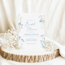 Recherche de blue flowers bridal shower invitations Bleu poussiéreux