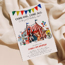 Search for vintage circus invitations Kid